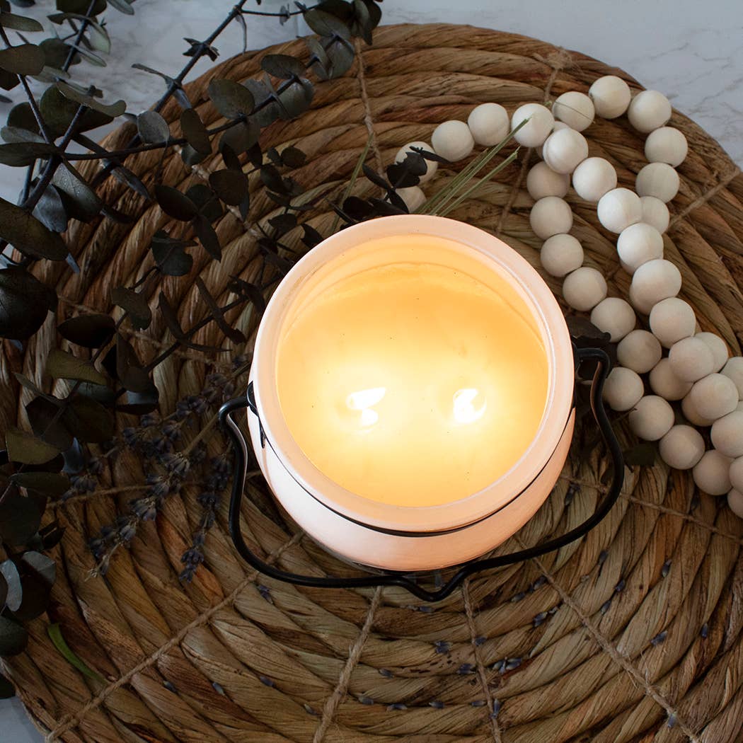 16 oz Butter Jar Candle: Cedarwood Cabin