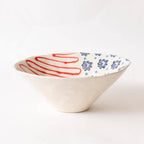 Americana Folk Art Serving Bowl