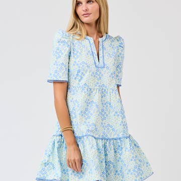 Adelyn Dress | Larkspur Fields Blue
