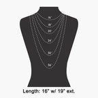 Layered Multi Strand Toggle Necklace: G