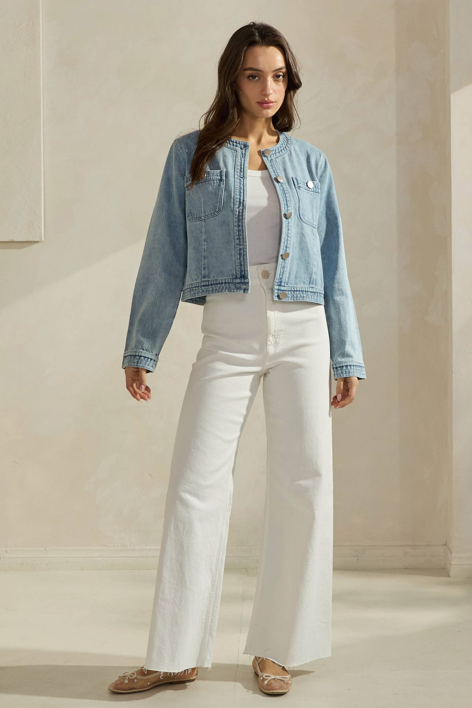 Denim Jacket: LT DENIM