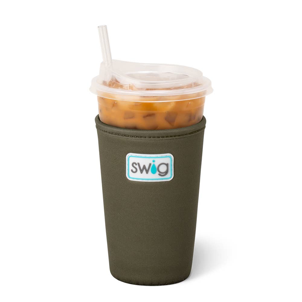 Olive Iced Cup Coolie (Medium)