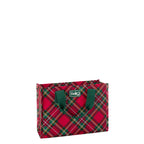 Christmas Plaid Reusable Gift Bag (Small)