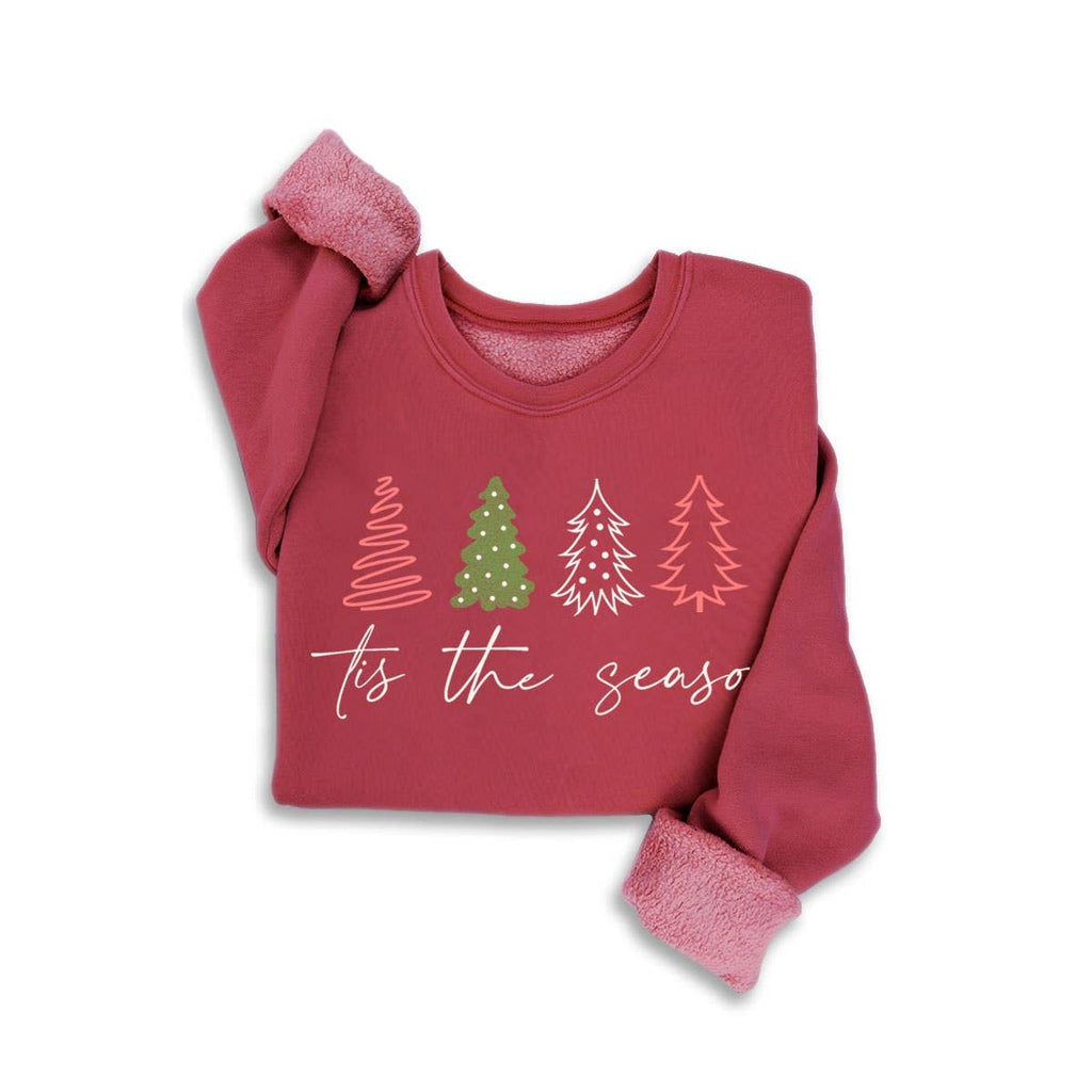 ITS THE SEASON MINERAL SWEATSHIRTS: MINERAL BROWN