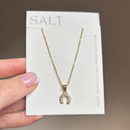 LUCKY HORSESHOE NECKLACE | gold | cowgirl necklace