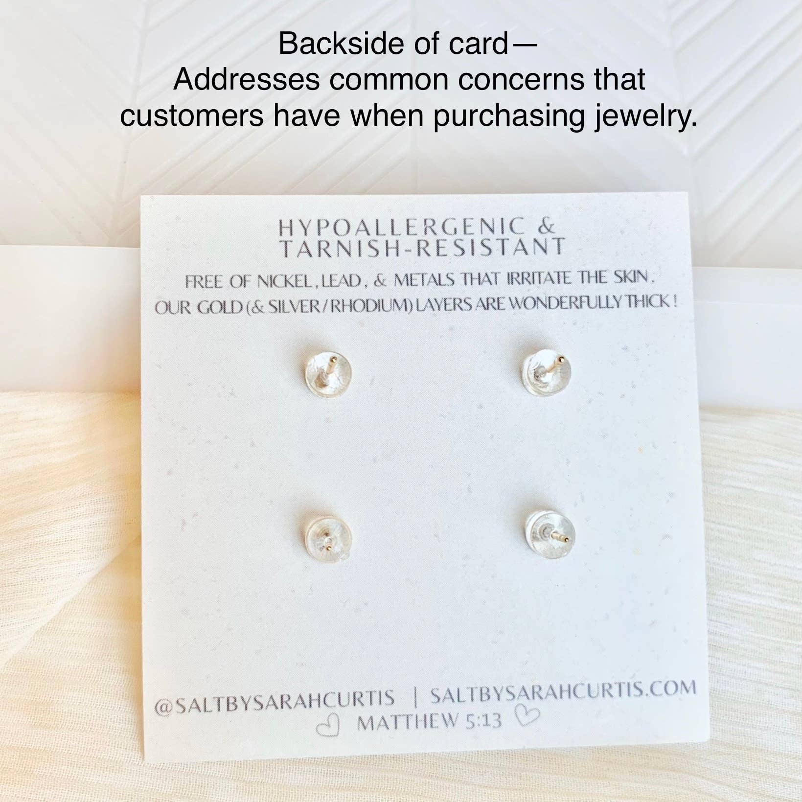 DAINTY STUD SETS | crystal stud earrings | minimal jewelry