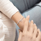 A LITTLE TRUE FRIEND SILVER BRACELET