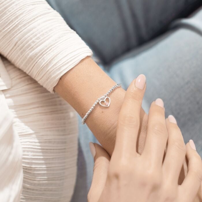 A LITTLE TRUE FRIEND SILVER BRACELET