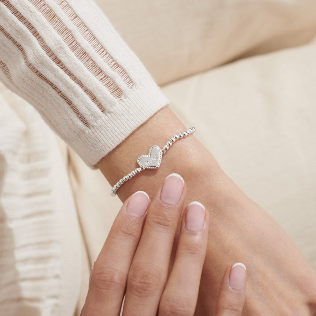 A LITTLE BIG HUGS SILVER PLATED BRACELET