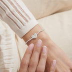 A LITTLE BIG HUGS SILVER PLATED BRACELET