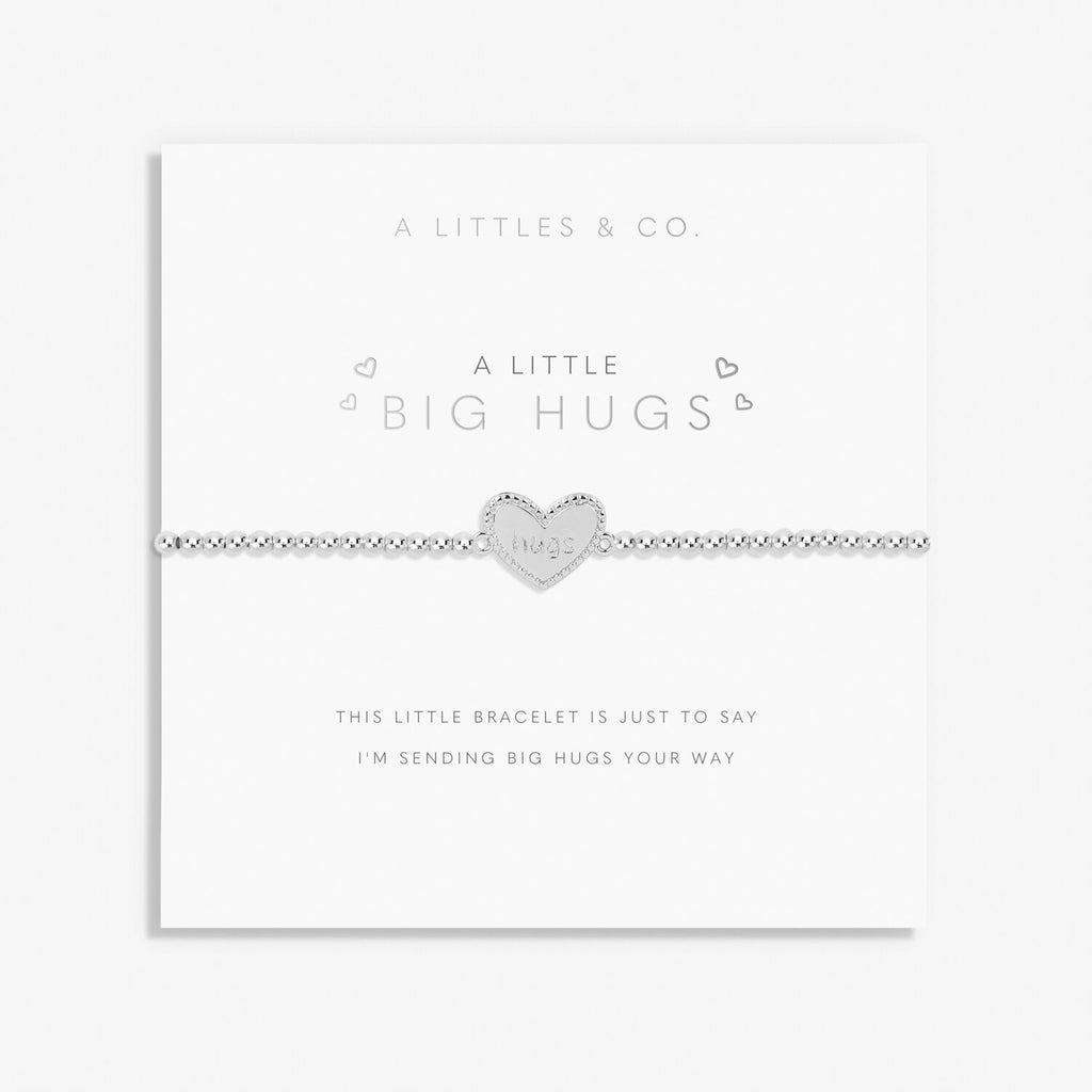 A LITTLE BIG HUGS SILVER PLATED BRACELET