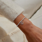 A LITTLE SO LUCKY TO HVE YOU IN MY LIFE SILVER BRACELET