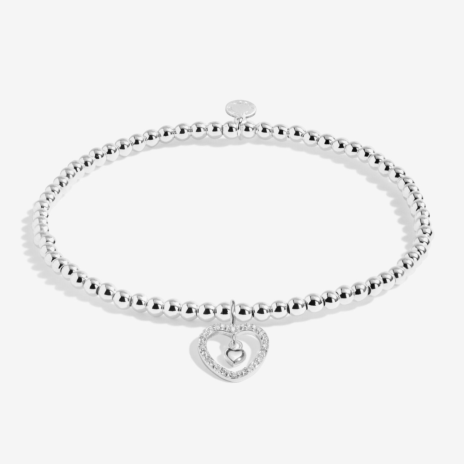 A LITTLE SO LUCKY TO HVE YOU IN MY LIFE SILVER BRACELET