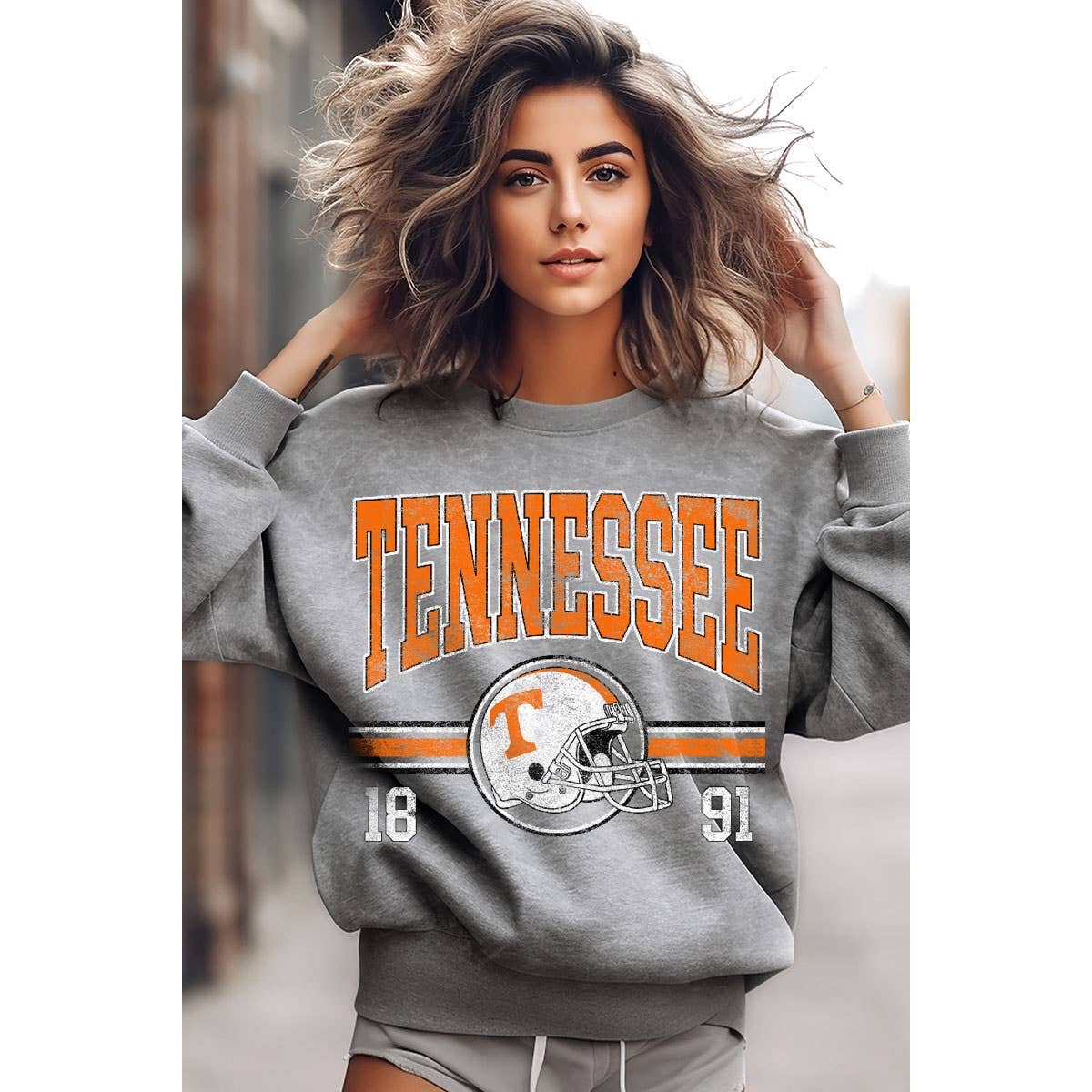 TENNESSEE 1891 MINERAL GRAPHIC SWEATWHIRTS: Mineral Grey