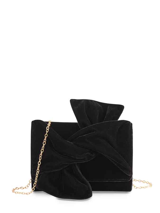 CORA CLUTCH: BLACK