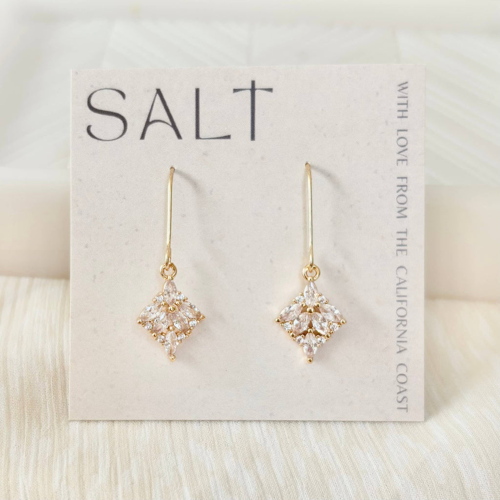 JULIETTE EARRINGS (HOOK) | crystal jewel earrings | sparkly
