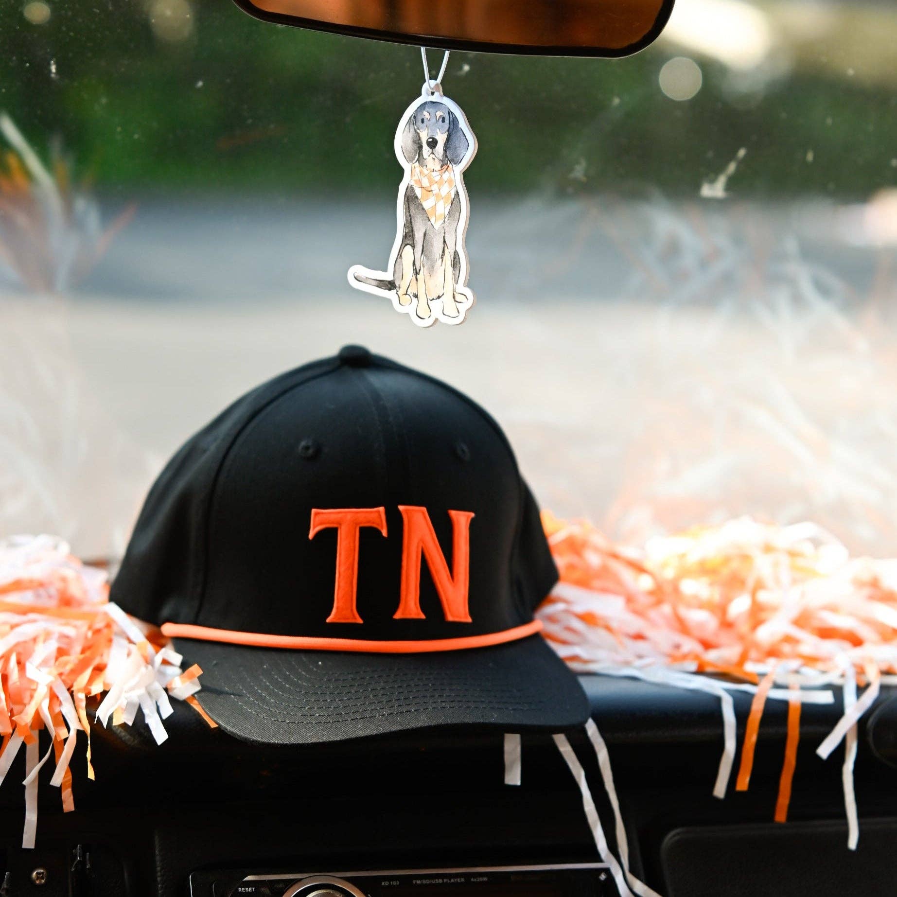 Black TN Sewn Felt Rope Hat