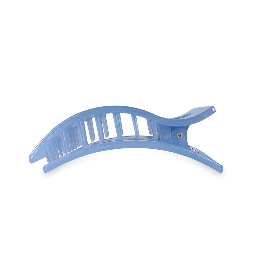 Blue Lagoon Large Flat Rectangle Hair Clip