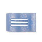 Blue Lagoon Large Flat Rectangle Hair Clip
