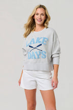 "LAKE DAYS" RELAXED SWEATSHIRT