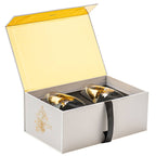 *NEW* Delft Stemless Wine Glasses, Boxed Set of 2