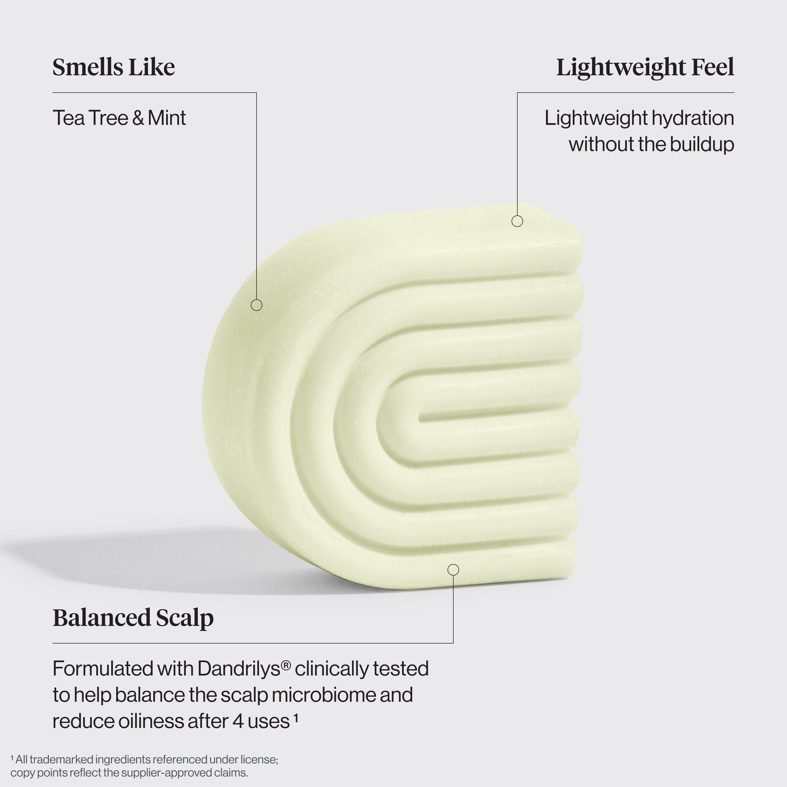 Tea Tree & Mint Clarifying Shampoo & Conditioner Bar Combo