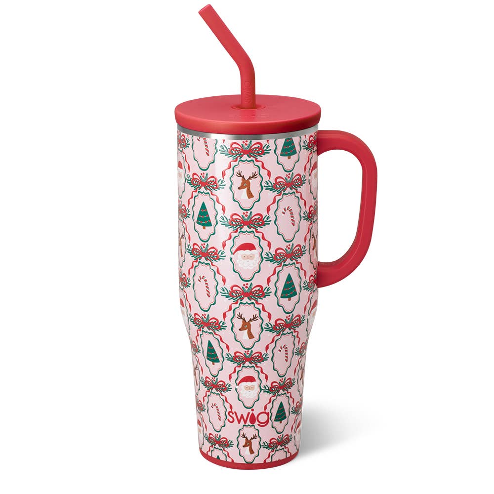 Christmas Cameos Mega Mug (40oz)