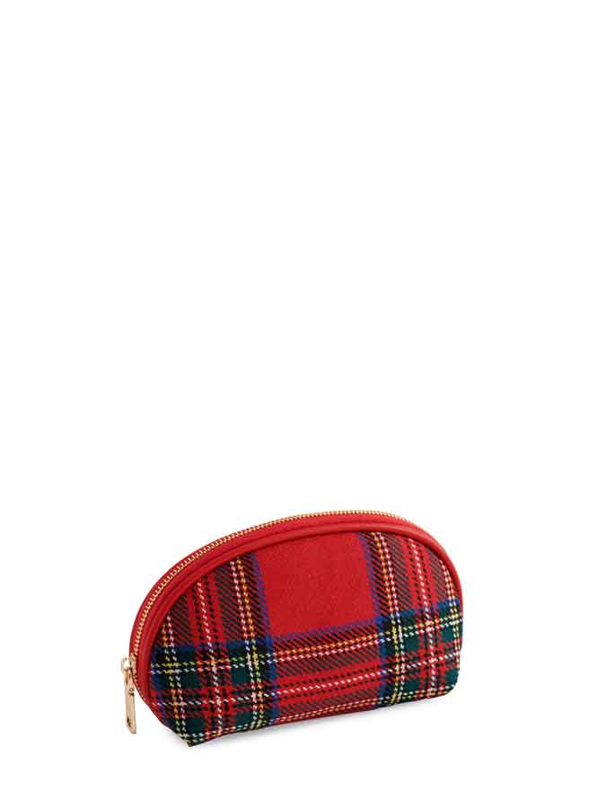 SCOTTIE ZIP POUCH: RED