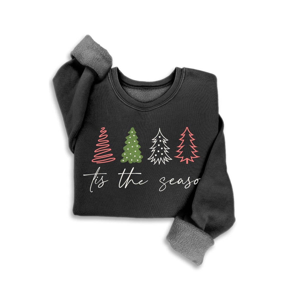 ITS THE SEASON MINERAL SWEATSHIRTS: Mineral Black