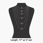 Double Layered Chain Crystal Square Pendant Necklace: GEMR
