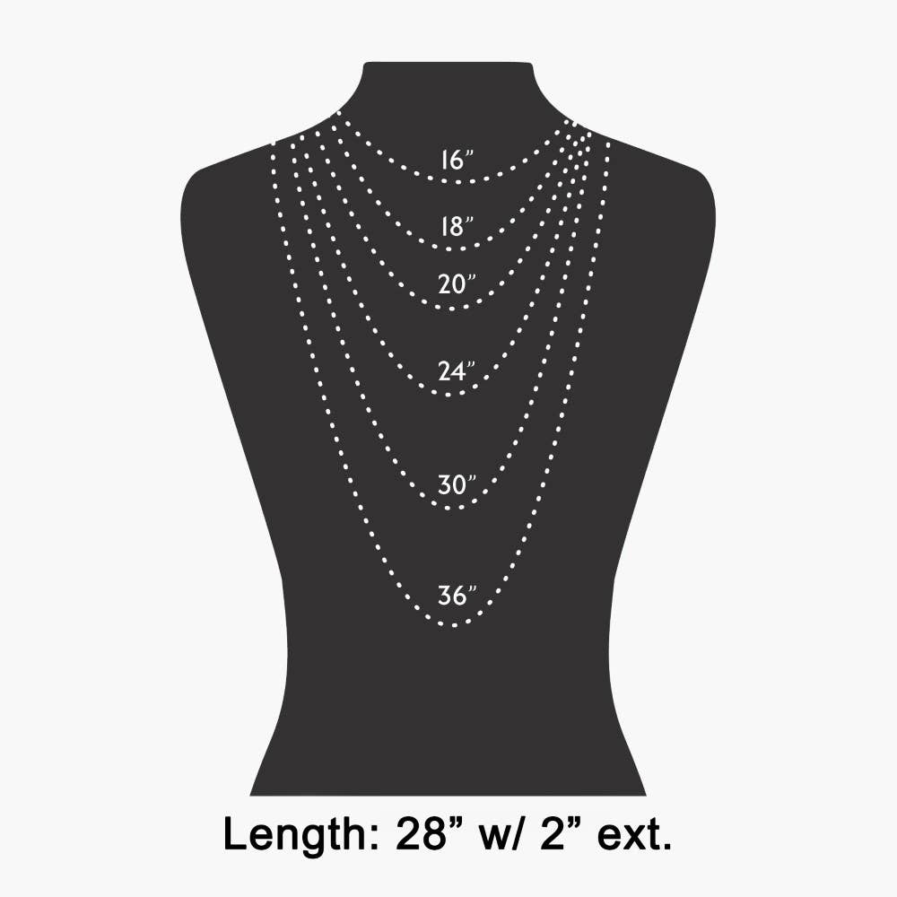 Hammered Gold Disc Chain Necklace: WG
