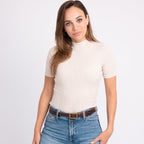 Taupe Chelsy | Vintage Skinny Leather Belt