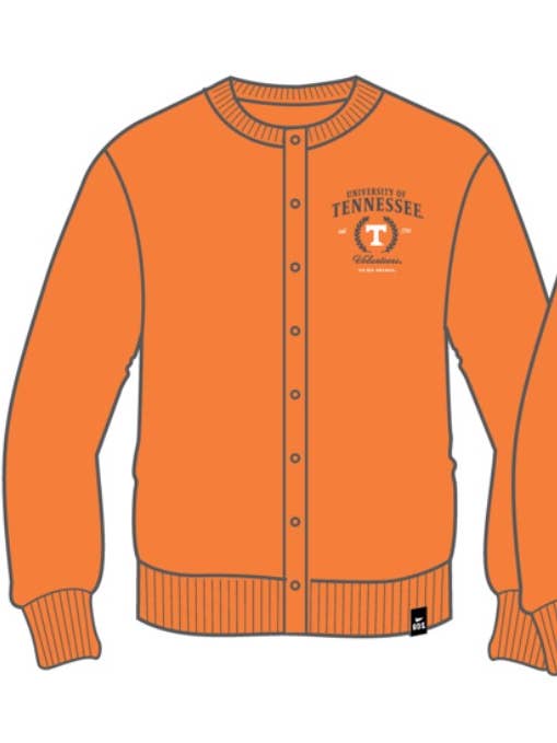 Sherbert Tennessee Collegiate Fleece Cardigan