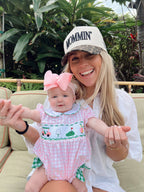 Mommin' - Vintage Trucker Hat: Cheetah