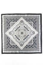 Paisley and Arabesque Oriental Print Bandana: Brown