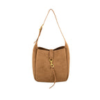 TAN SUEDE SHOULDER BAG
