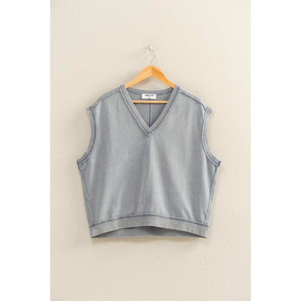V-Neck Sleeveless Casual Vest