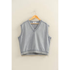 V-Neck Sleeveless Casual Vest
