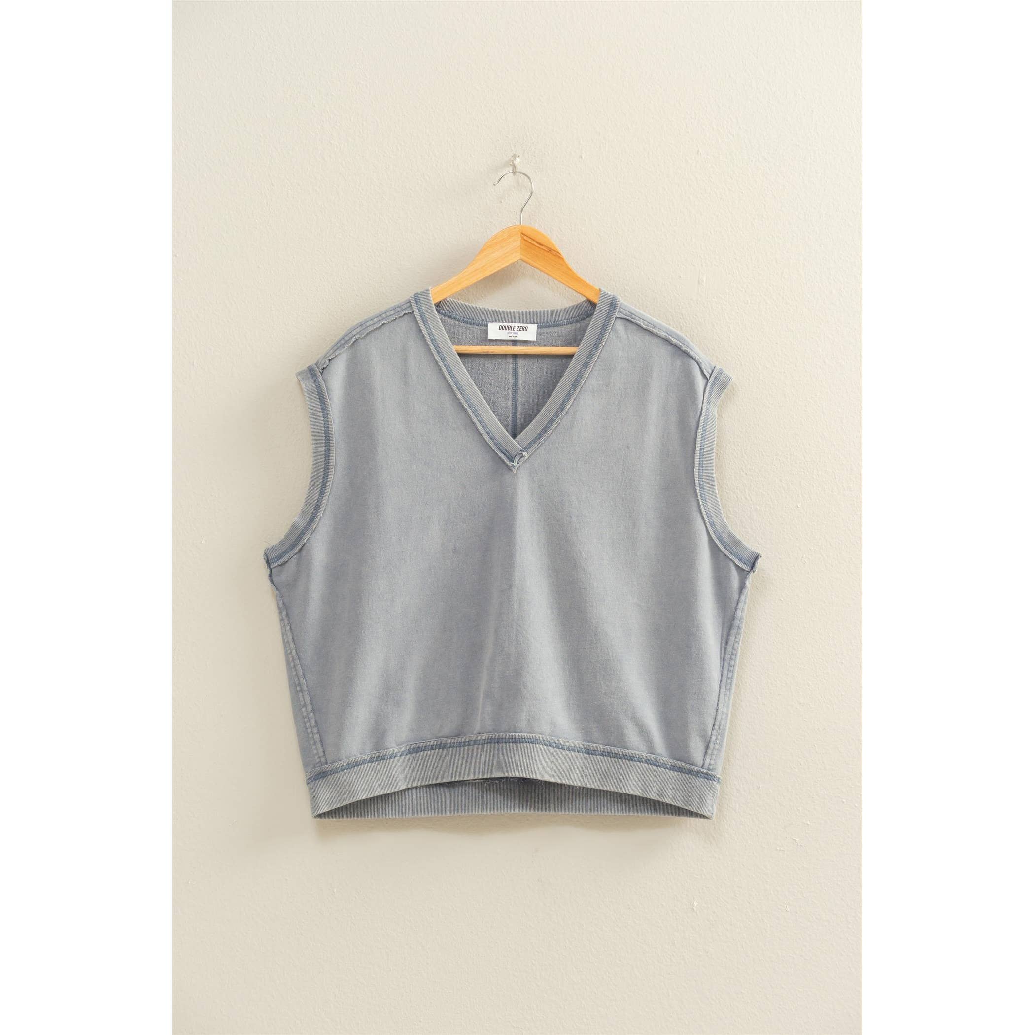 V-Neck Sleeveless Casual Vest