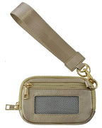 Gold Zip Wallet With ID Window