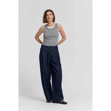 Grey Binding Tank Top