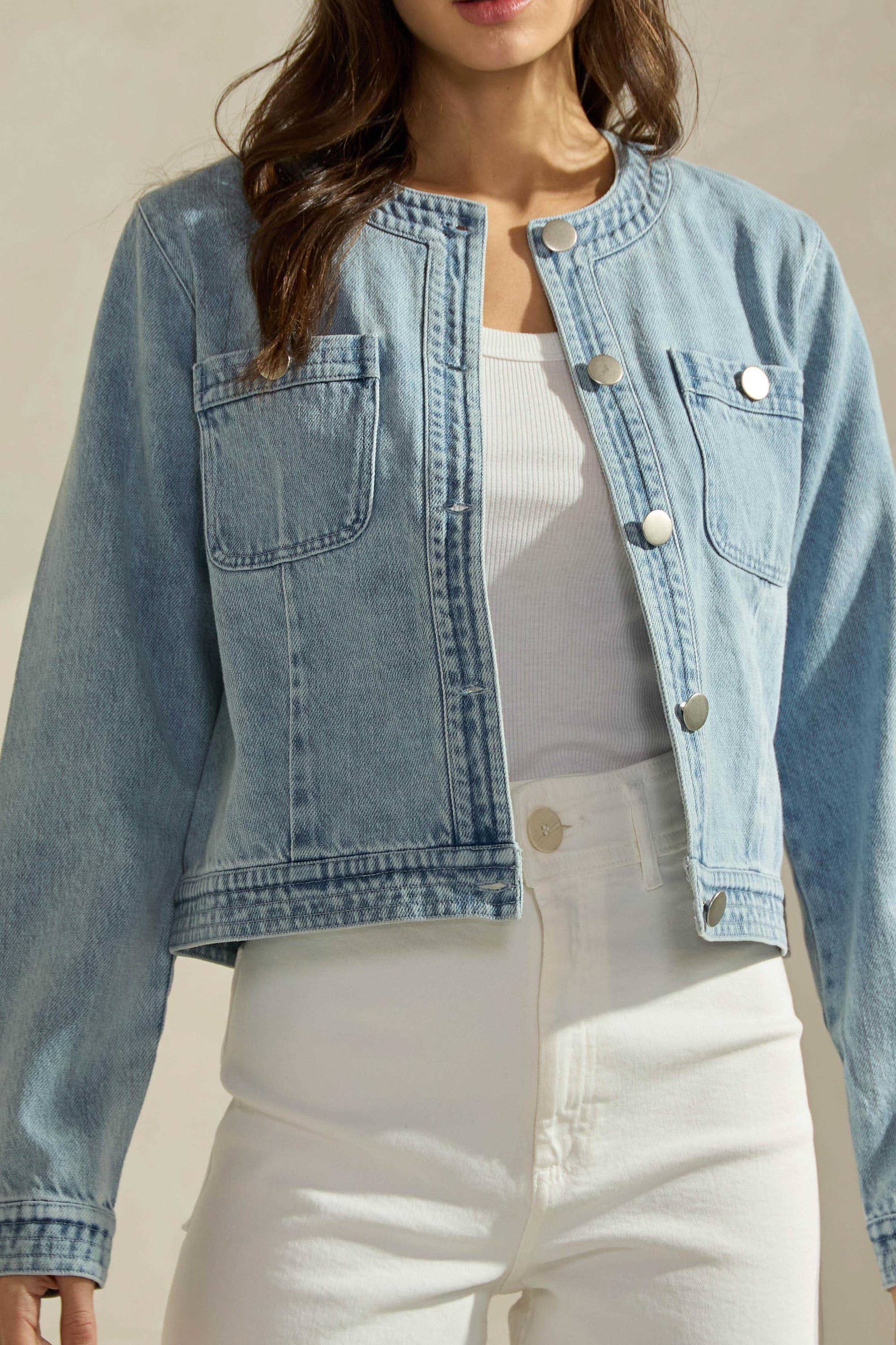 Denim Jacket: LT DENIM