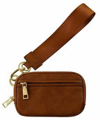 Gold Zip Wallet With ID Window