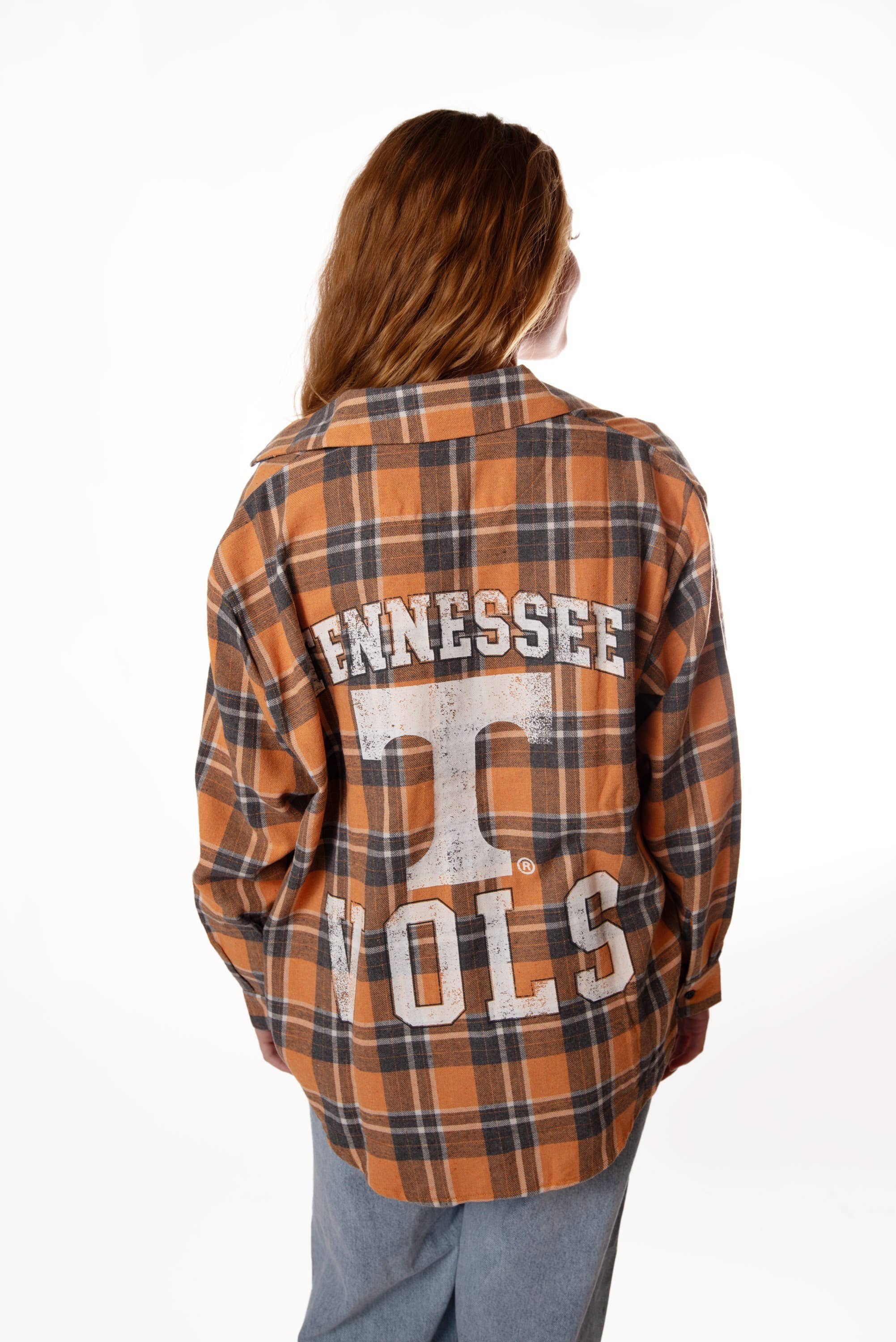 Tennessee Meyer Varsity Oversized Plaid: SHERBERTWHITEGRAY