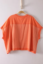 Coral Dolman Sleeve Textured Knit Casual Top
