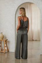 Two-Way Sleeveless Camisole: Dark Olive
