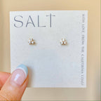 TRINITY STUDS | dainty stud earrings | rhinestone studs