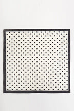 White Amie Polka Dot Print Bandana
