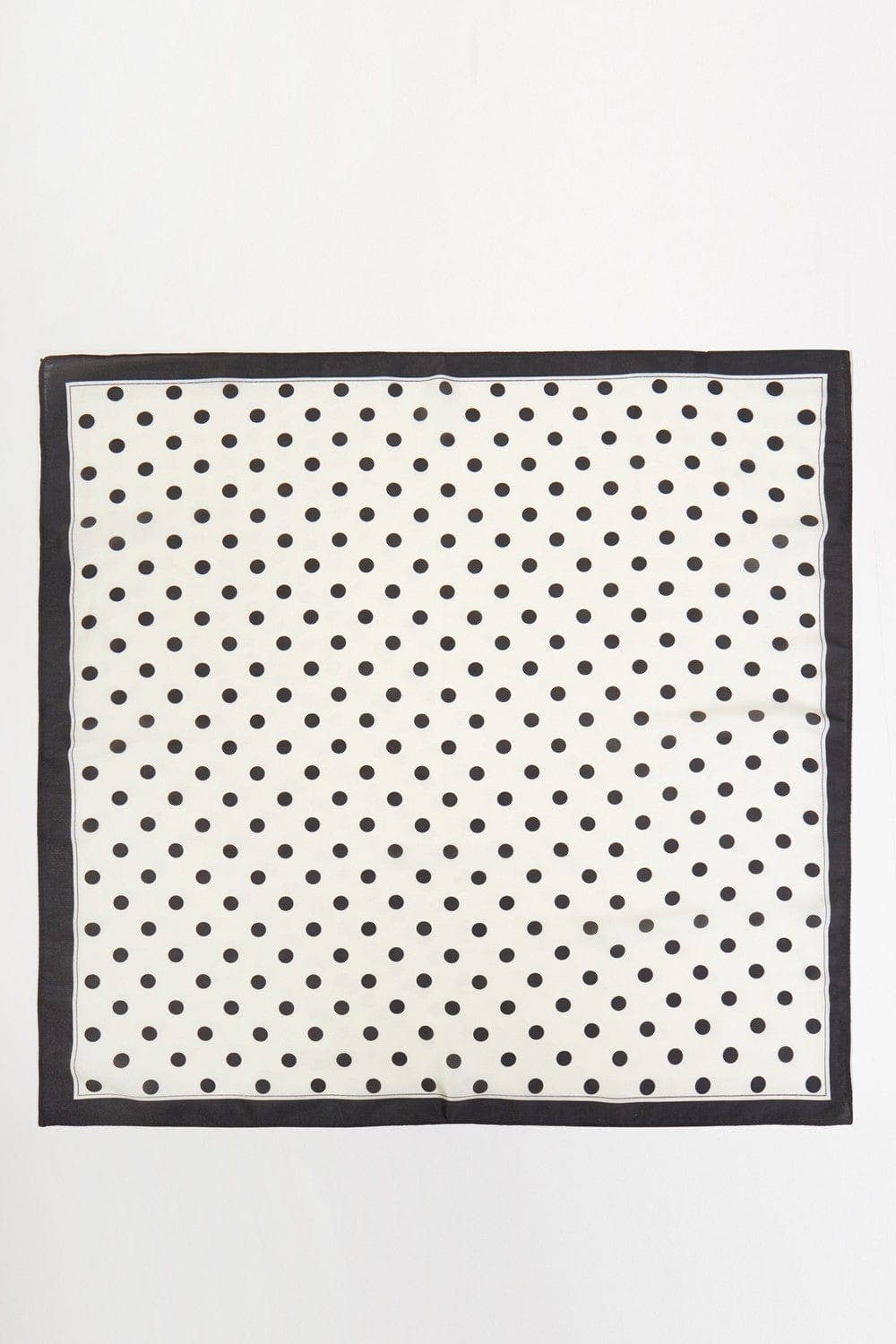 White Amie Polka Dot Print Bandana