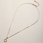 Gold Filled Four-Leaf Clover Pendant Necklace: GD / ONE